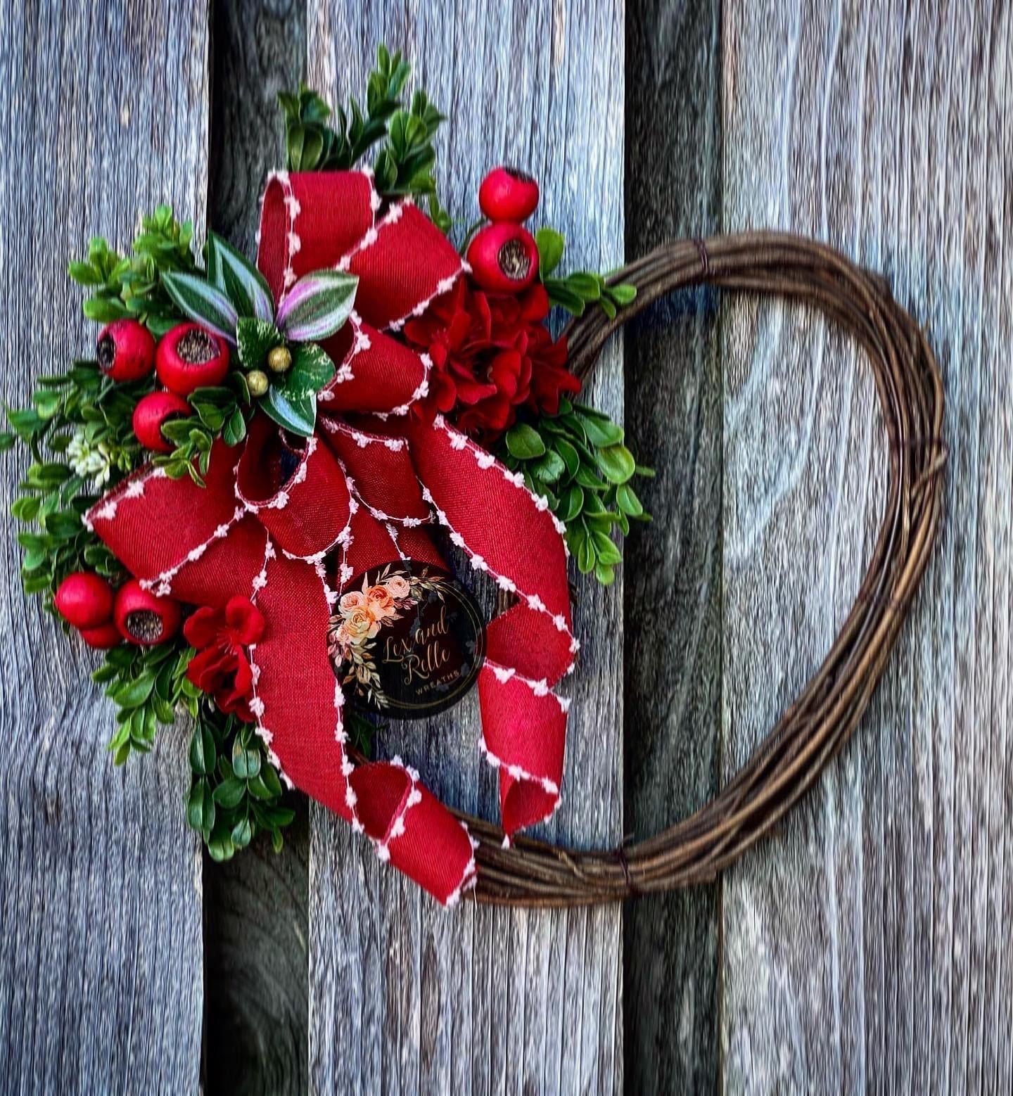 Red Valentine/ Everyday Heart Wreath
