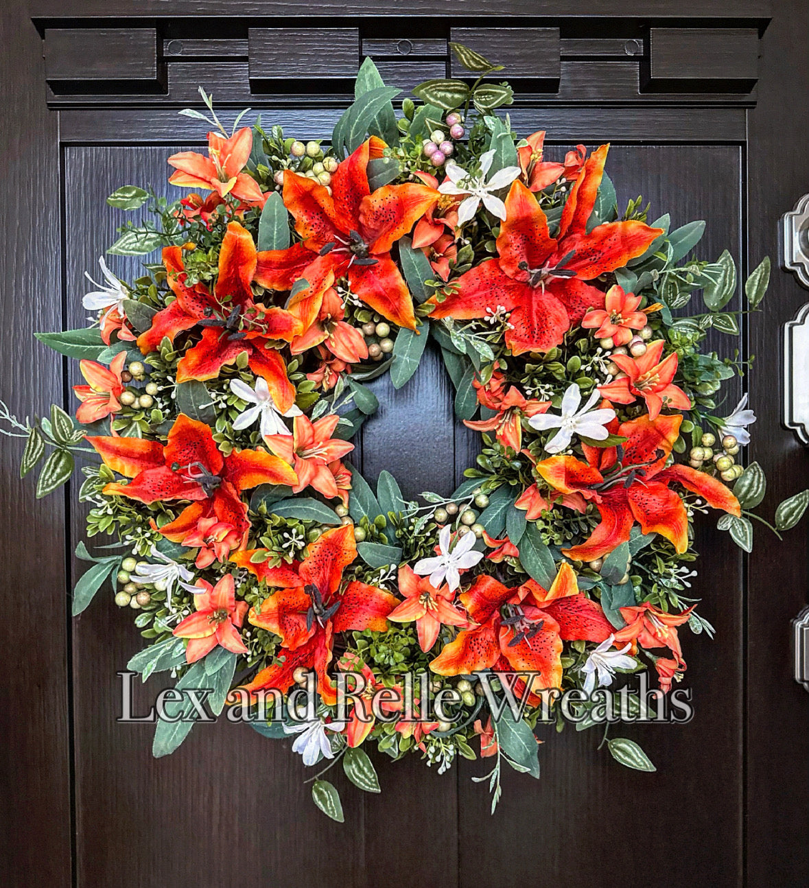 tiger lily wreath CUSTOM ✨Jackson✨ Tiger Lily Wreath – lexandrellewreaths